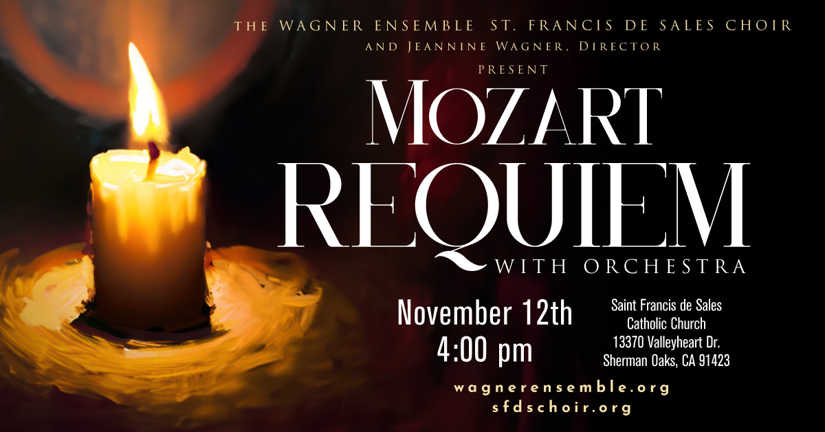 Mozart Requiem, performed with combined choirs and orchestra!